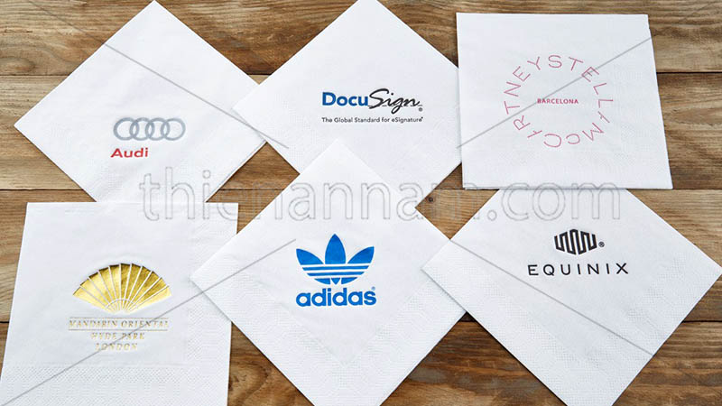 KHĂN ĂN NAPKIN IN LOGO